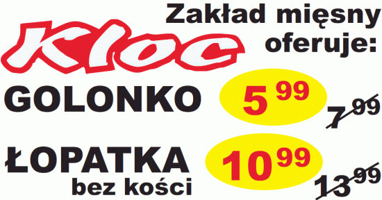  Golonko i łopatka bez kości w promocyjnych cenach - Zakłady mięsne